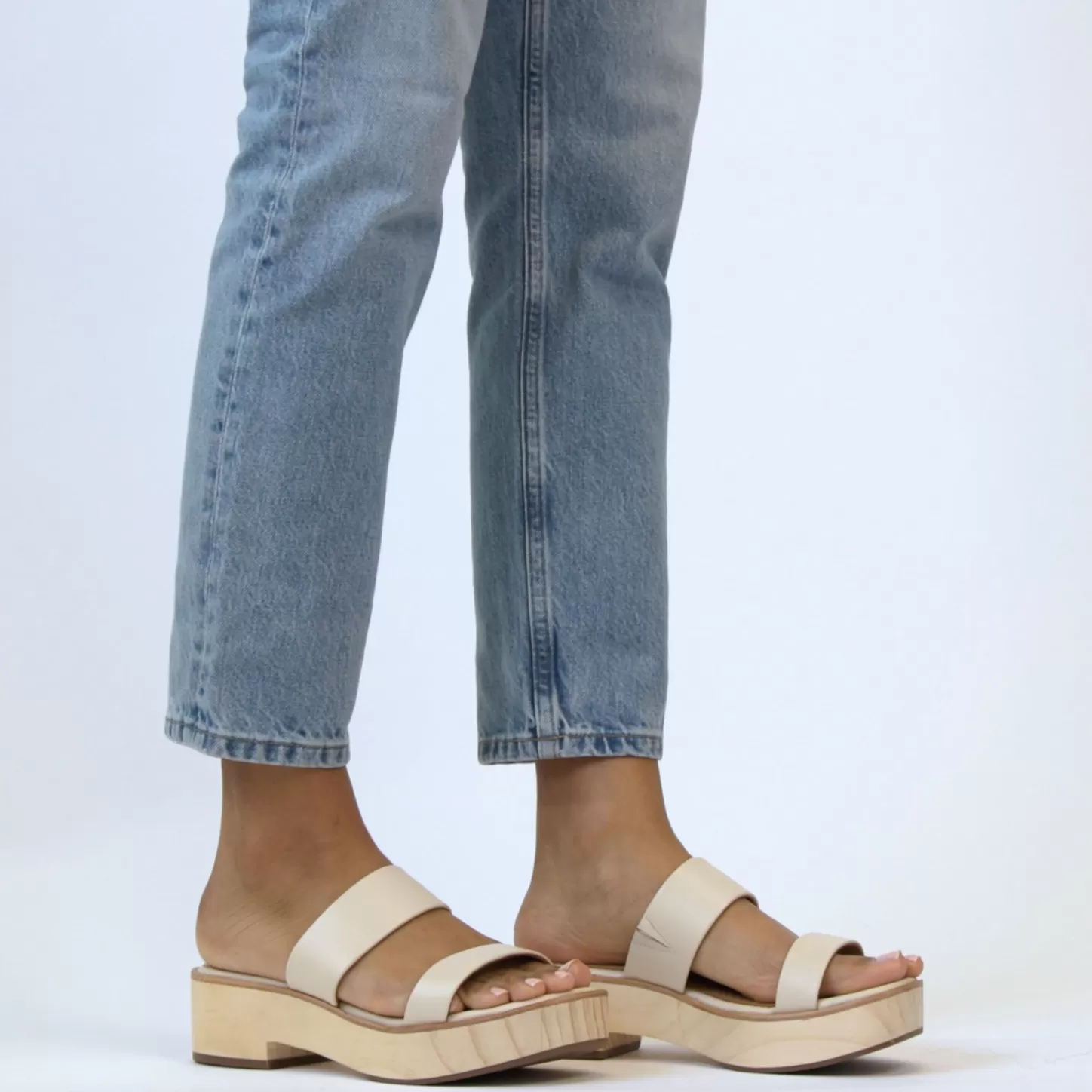 Sandals-Nisolo Ellie All-Day Clog Bone