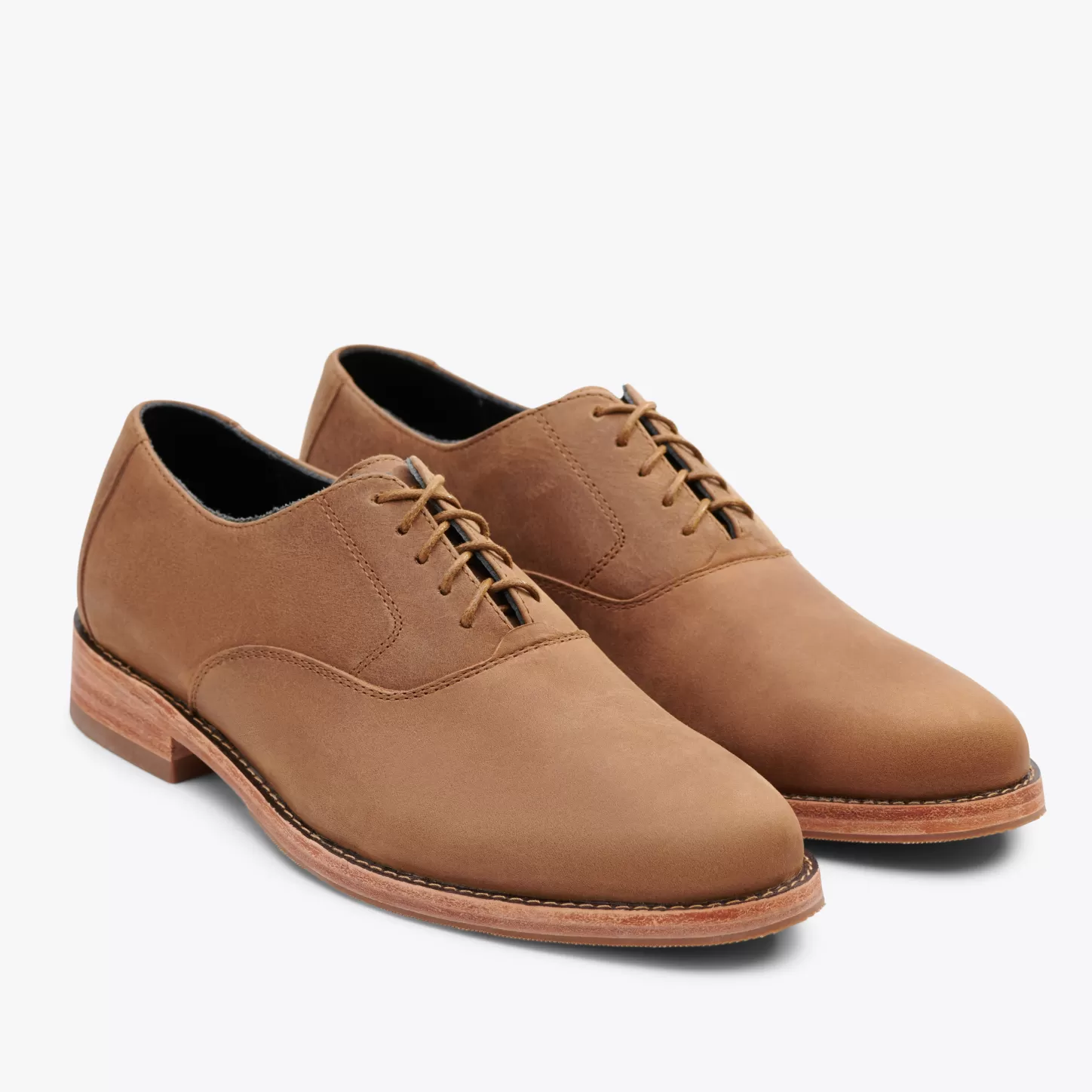 Oxfords & Loafers-Nisolo Everyday Oxford Tobacco